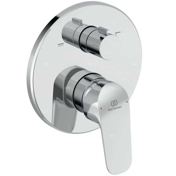 Bateria wannowo-natryskowa do zabudowy 157x84x185,5 mm, ilość wyjść: 2, wymagany zestaw 1 (A1000NU) 22.1 l/min (3 bar) - CERAFLEX 2027