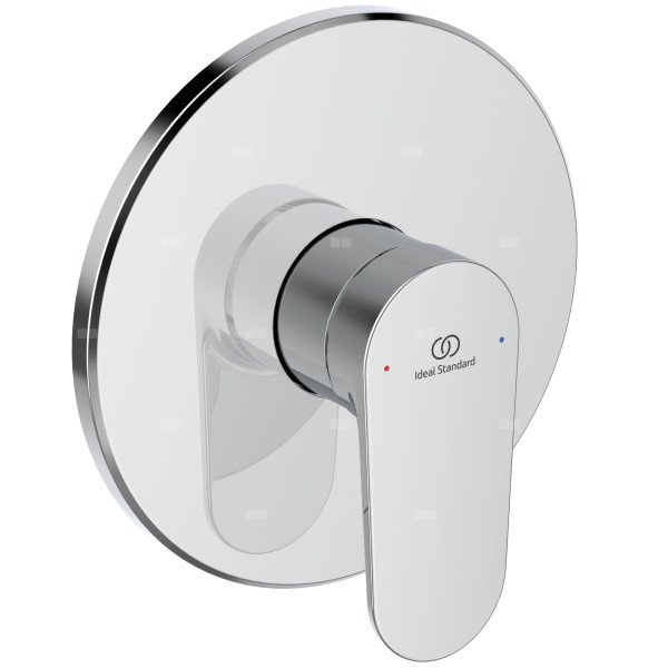 Bateria natryskowa do zabudowy 157x64x163,5 mm, ilość wyjść: 1, wymagany zestaw 1 (A1000NU) 20 l/min (3 bar) - CERAFINE O NUOVO