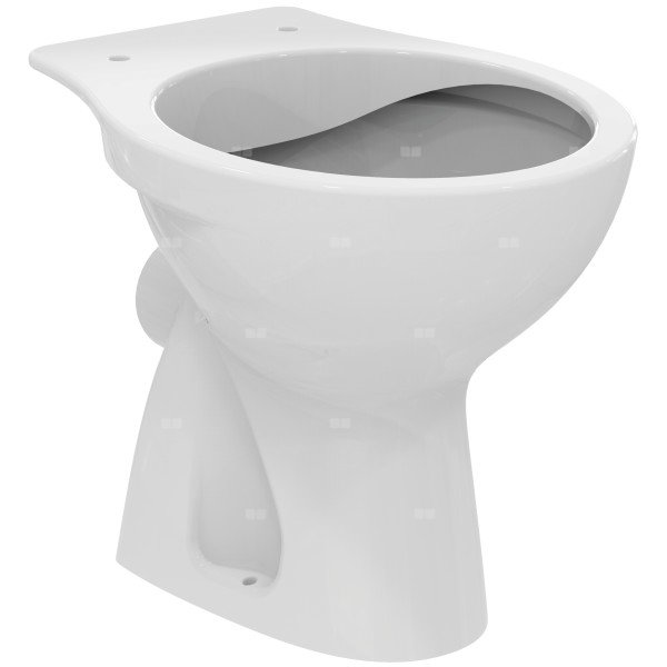 Miska pojedyncza 360x500x395 mm, umywalka, wylot poziomy - EUROVIT
