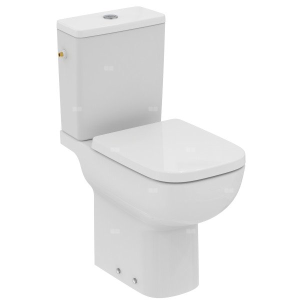 Pakiet z otwartą misą, blisko połączoną 360x665x855 mm, spłukiwanie, mechaniczne, wylot poziomy - OKYRIS