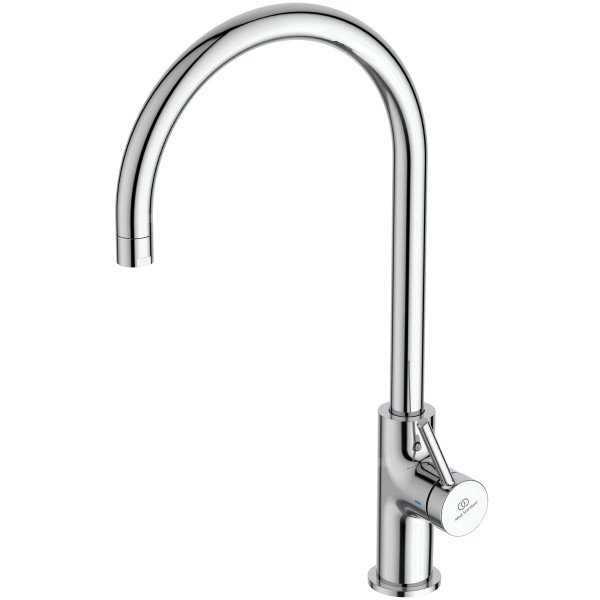 Bateria kuchenna 80x244x399 mm, wylewka 200 mm 9 l/min (3 bary) - CERALINE NUOVO