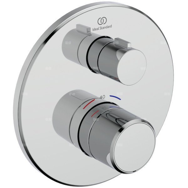 Bateria natryskowa do zabudowy 157x67x157 mm, ilość wyjść: 1, wymagany zestaw 1 (A1000) 18.5 l/min (3 bar) - CERATHERM T25