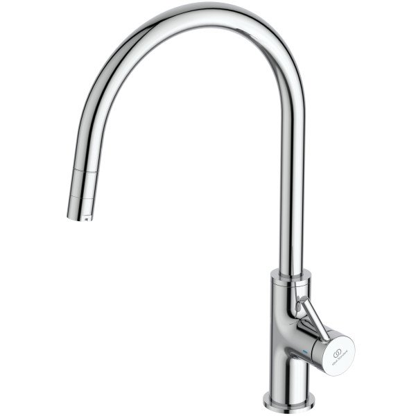 Bateria kuchenna 89x256x390 mm, wylewka 218 mm 5 l/min (3 bary) - CERALINE NUOVO