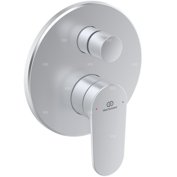 Bateria wannowo-natryskowa do zabudowy 157x64x191,5 mm, wymagany zestaw 1 (A1000) 21 l/min (3 bar) - CERAFINE O NUOVO