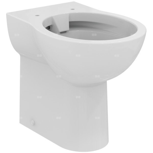 Miska przyścienna 360x560x450 mm, umywalka, pełne spłukiwanie CL1 4.5 - 6 L, odpływ poziomy - CONTOUR 21+