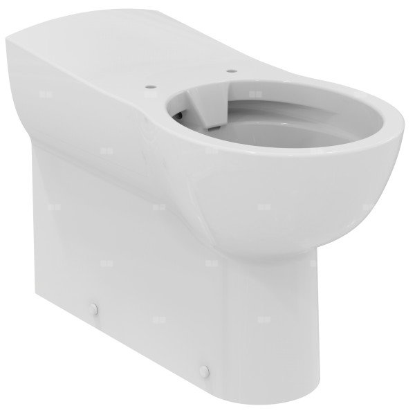 Miska przyścienna 360x750x490 mm, umywalka, pełne spłukiwanie CL1 4.5 - 6 L, odpływ poziomy - CONTOUR 21+