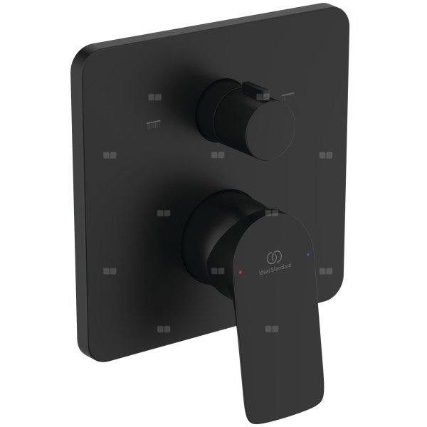 Bateria wannowo-natryskowa do zabudowy 157x87x182,5 mm, ilość wyjść: 2, wymagany zestaw 1 (A1000NU) 22.1 l/min (3 bar) - CERALIFE C