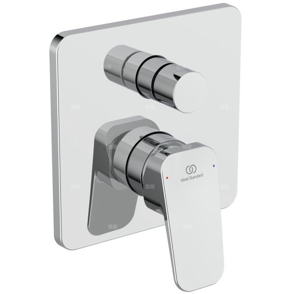 Bateria wannowo-natryskowa do zabudowy 157x82x157 mm, ilość wyjść: 2, wymagany zestaw 1 (A1000) 26.6 l/min (3 bar) - CERAPLAN