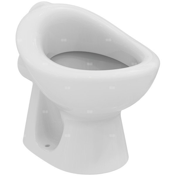 Miska pojedyncza 270x390x310 mm, washdown, CL1 pełne spłukiwanie 4.5 - 5 L, wylot poziomy - CONTOUR 21