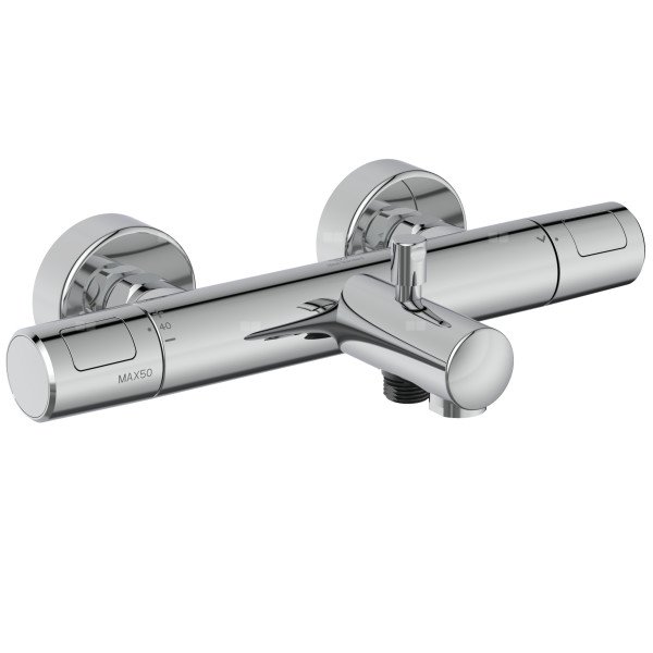 Bateria wannowo-natryskowa natynkowa 315x181 mm, wylewka 163 mm 20 l/min (3 bar) - CERATHERM T25