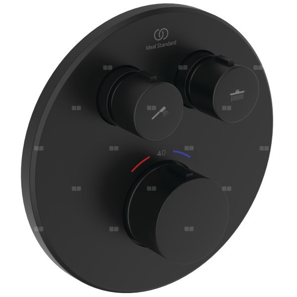 Bateria prysznicowa do zabudowy 157x64x157 mm, ilość wyjść: 2, wymagany zestaw 1 (A1000NU) 18 l/min (3 bar) - CERATHERM NAVIGO