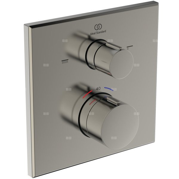 Bateria wannowo-natryskowa do zabudowy 157x64x157 mm, ilość wyjść: 2, wymagany zestaw 1 (A1000NU) 20.0 l/min (3 bar) - Ceratherm C100