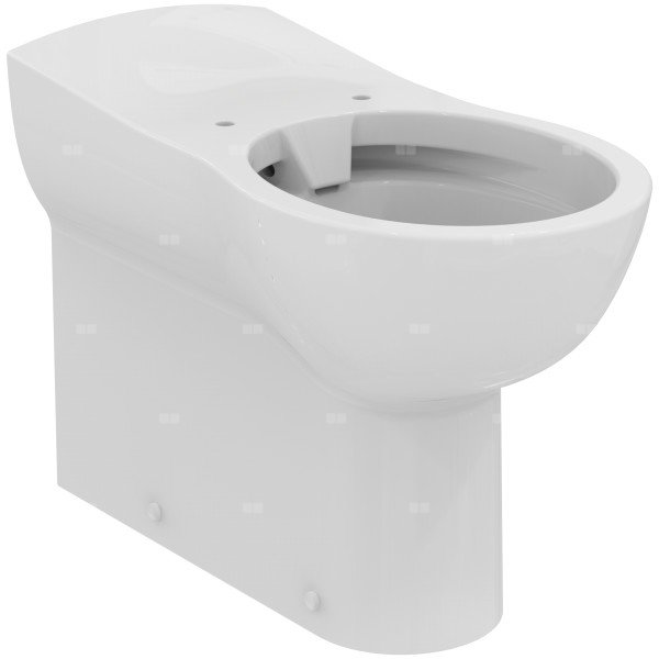 Miska przyścienna 360x700x490 mm, umywalka, pełne spłukiwanie CL1 4.5 - 6 L, odpływ poziomy - CONTOUR 21+
