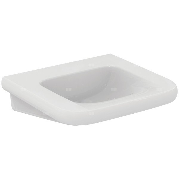 Umywalka 600x555x175 mm, bez otworu na baterię, bez przelewu - CONTOUR 21+
