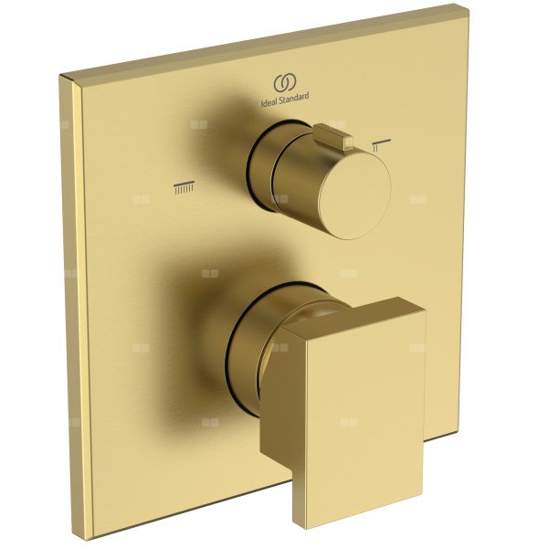 Bateria wannowo-natryskowa do zabudowy 157x69x157 mm, ilość wyjść: 2, wymagany zestaw 1 (A1000NU) 22.1 l/min (3 bar) - EXTRA