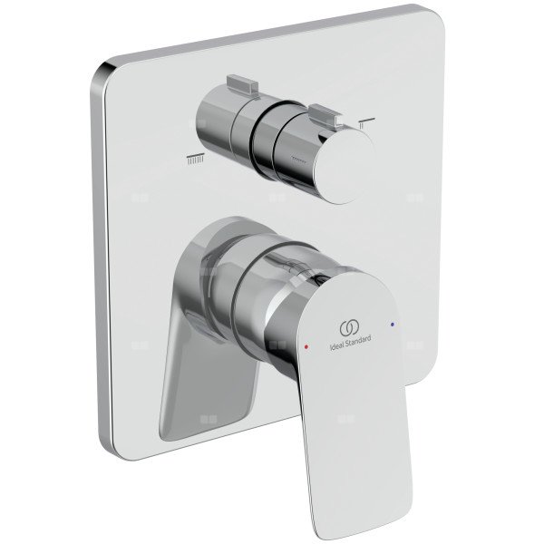 Bateria wannowo-natryskowa do zabudowy 157x87x182,5 mm, ilość wyjść: 2, wymagany zestaw 1 (A1000NU) 22.1 l/min (3 bar) - CERALIFE C