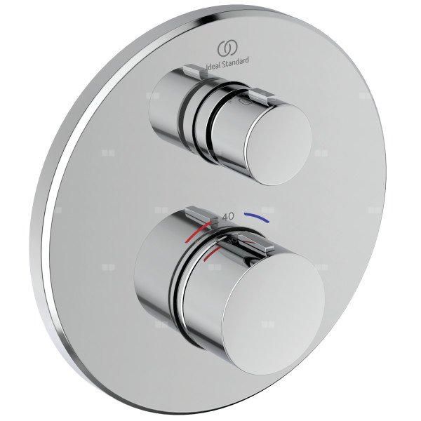 Bateria prysznicowa do zabudowy 157x64x157 mm, ilość wyjść: 1, wymagany zestaw 1 (A1000NU) 18 l/min (3 bar) - CERATHERM NAVIGO