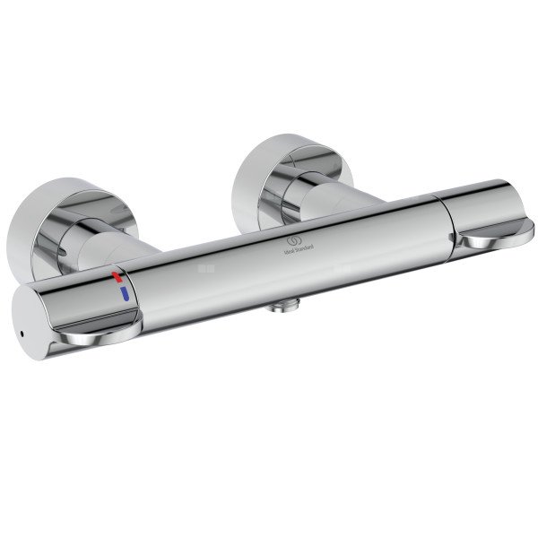 Bateria natryskowa natynkowa 313x151x70 mm, złącza S ON/OFF 22 l/min (3 bar) - CERAPLUS SAFE