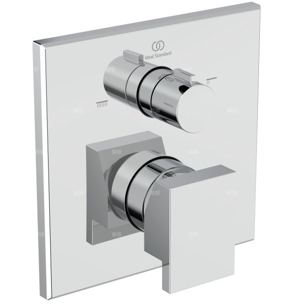 Bateria wannowo-natryskowa do zabudowy 157x69x157 mm, ilość wyjść: 2, wymagany zestaw 1 (A1000NU) 22.1 l/min (3 bar) - EXTRA