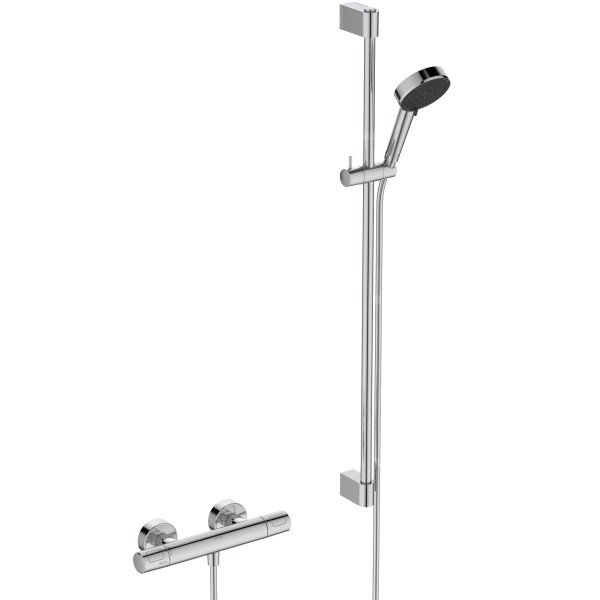 Zestaw baterii prysznicowej 6 l/min (3 bar) - CERATHERM T25 N