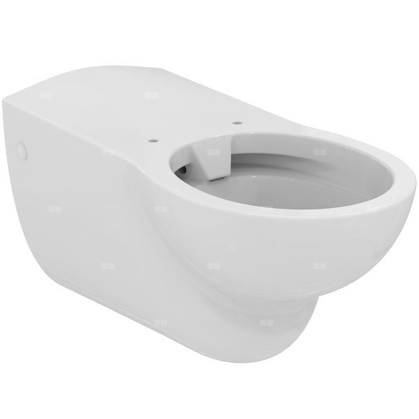 Miska wisząca 360x750 mm, umywalka, pełne spłukiwanie CL1 6 L, odpływ poziomy - CONTOUR 21+