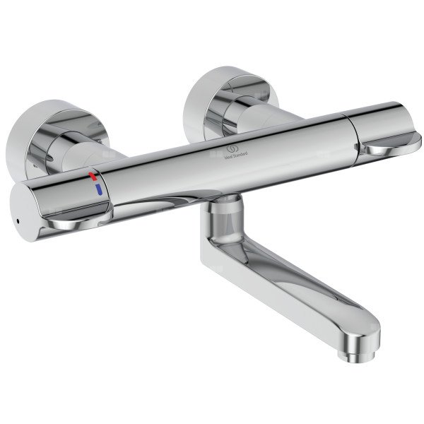 Bateria kuchenna ścienna 313x270x123 mm, wylewka 257 mm, złącza S ON/OFF 12 l/min (3 bar) - CERAPLUS SAFE