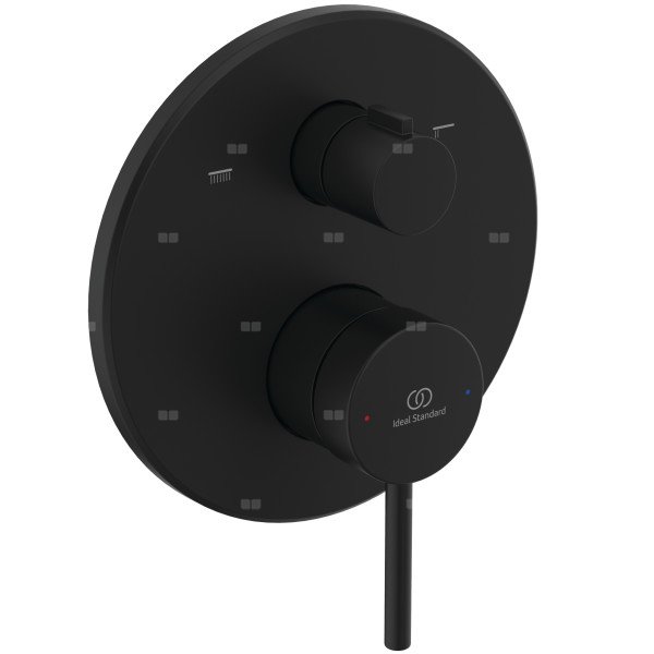 Bateria wannowo-natryskowa do zabudowy 157x64x186,5 mm, ilość wyjść: 2, wymagany zestaw 1 (A1000NU) 20 l/min (3 bar) - CERALINE NUOVO