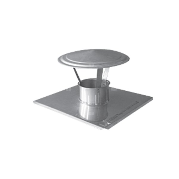 Końcówka pionowa wylotu spalin FI80 - Pakiet 6 szt.