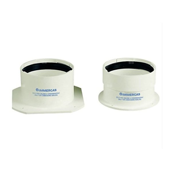 Podstawa wlotu powietrza + podstawa wylotu spalin FI80