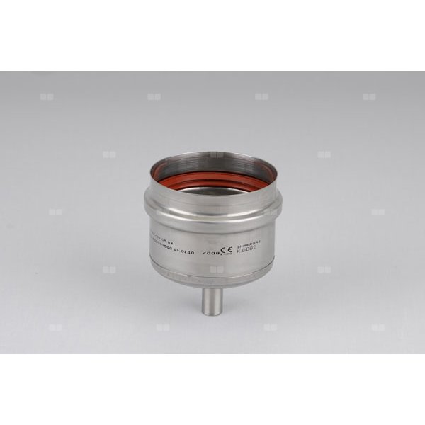 Denko trójnika FI80/125  z odprowadzeniem kondensatu