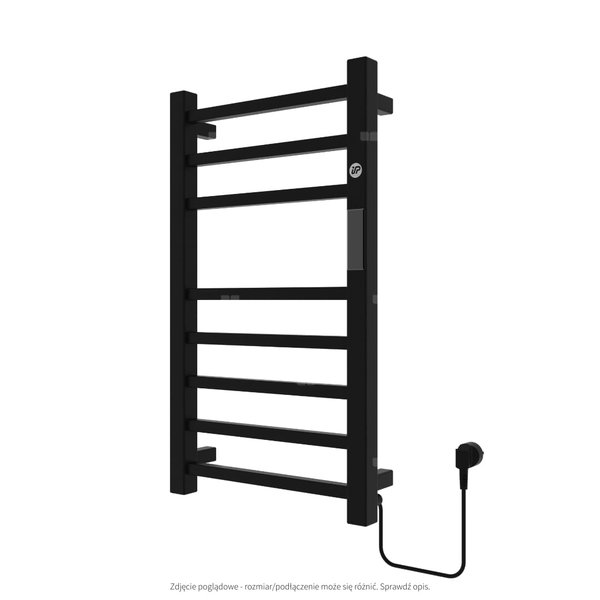 GRZEJNIK ELEKTRYCZNY STICK SMART AIR ELECTRO STIED-40/70C31L NATYNKOWE LEWE C31 BLACK MAT