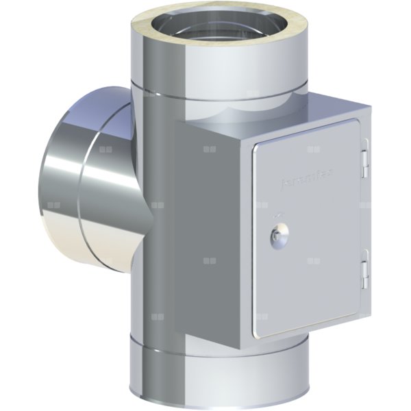 Trójnik 90' z wyczystką 210x140mm fi 180mm (1,0)