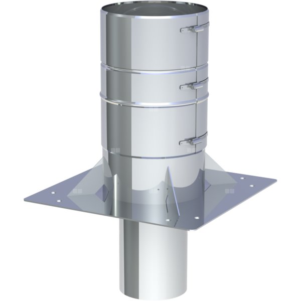 Płyta fundamentowa dla podwyższenia komina L=250mm z obejmą