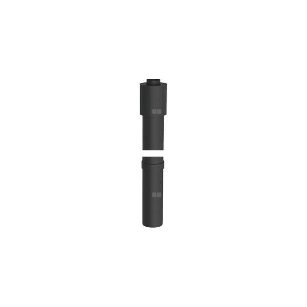 Terminal pionowy fi100/150mm czarny RAL9005