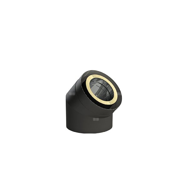 Kolano 45st. fi150mm RAL9011MB