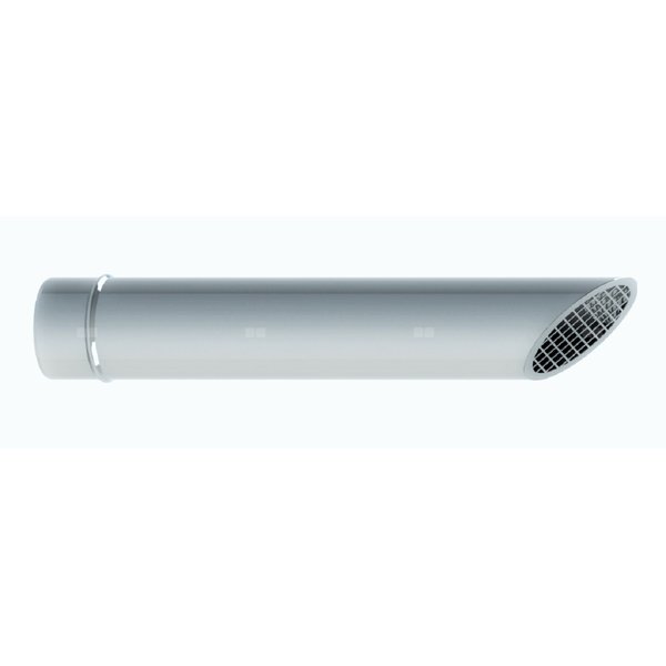 Rura ścięta pod kątem 45 st. z siatką JEREMIAS TN061429 160mm