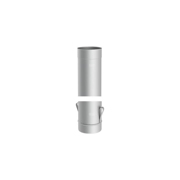 Rura dł. 1000 mm grubości 0.8mm z uchwytami montażowymi