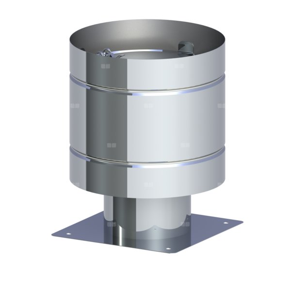Deflektor fi 150mm z płytą i rewizją