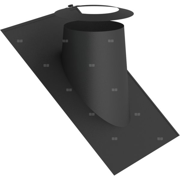 Przejście dachowe fi150mm 36-45' z płytą elastomerową w kolorze ceglanym