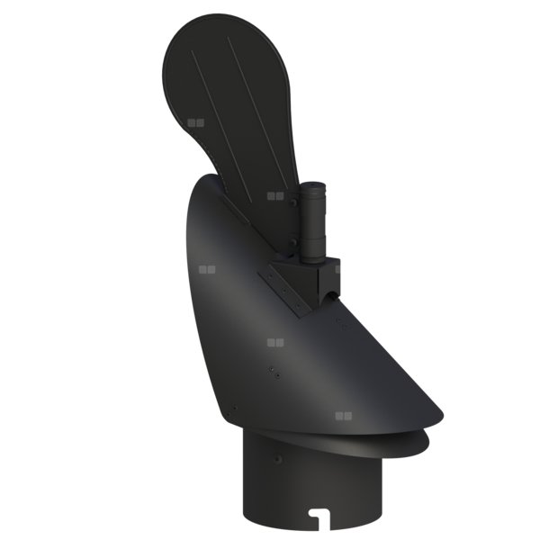 Husar fi 180mm - stal nierdzewna malowany na czarno