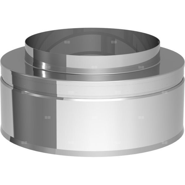 Osłona dwuścienna wylotu przewodu kominowego JEREMIAS 205-DWETN32 225 mm