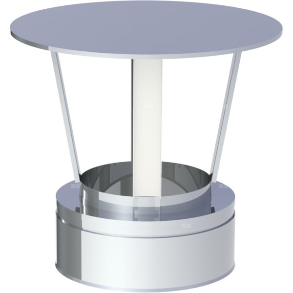 Osłona dwuścienna wylotu przewodu kominowego JEREMIAS 215-DWECO1076 80 mm