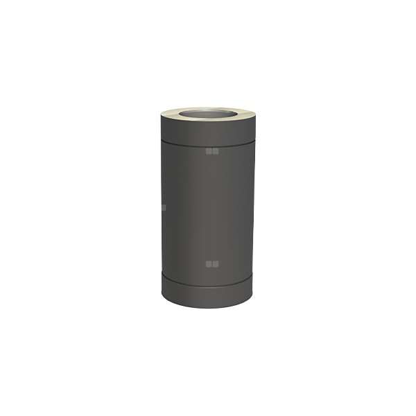 Kolano 87' fi 180mm lakierowane na czarno