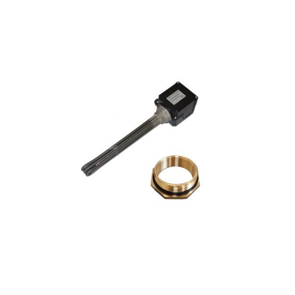 Zestaw grzałka elektryczna 6kW 400V GW 6/4" + redukcja 7/4"- 6/4"