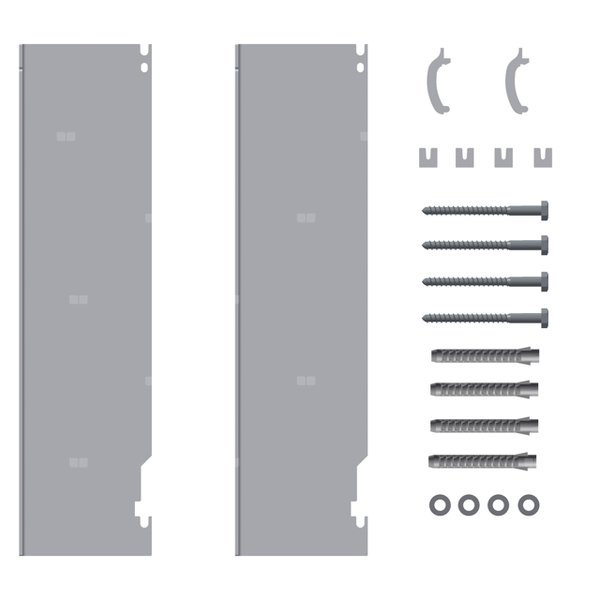 Konsola ścienna do kompaktowychgrzejników higienicznych, dla typu