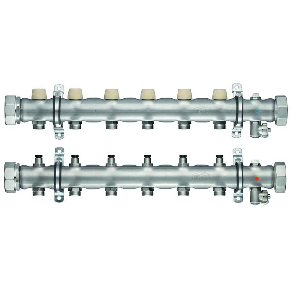 Kermi x-net rozdzielacz IFH FI-10 do 10 obwodów, długość 950 mm