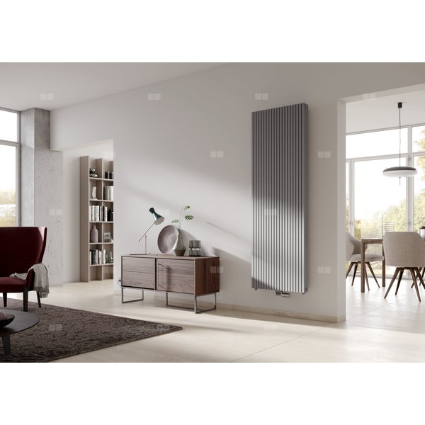 Grzejnik dekoracyjny Kermi®Carré Plus® 1600x295x86, 986W, podł. 6998, RAL 9005 SFE
