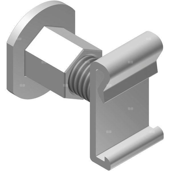 Uchwyt dystansowy RAL7024odstęp od ściany 24 - 50 mm