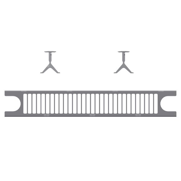 OSŁ. GÓRNA TYP20/21 GRZ. PION. DŁ.=500RAL9016