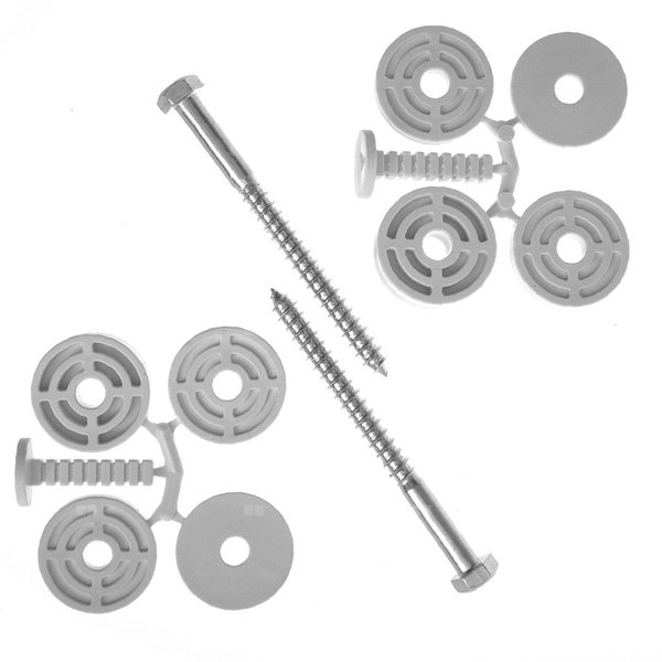 Komplet montażowy na ścianę surową dowspornika szybkiego montażu